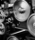gears in industrial machine