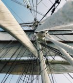 rigging and masts of a ship